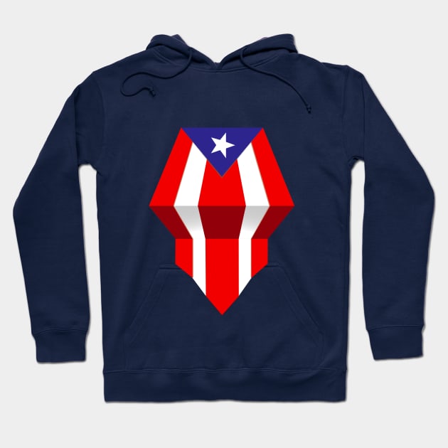 Puerto Rican Flag Hoodie by SuaveOne